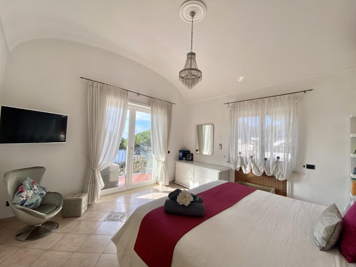 Marvelous Sea View Villa Капрі Екстер'єр фото