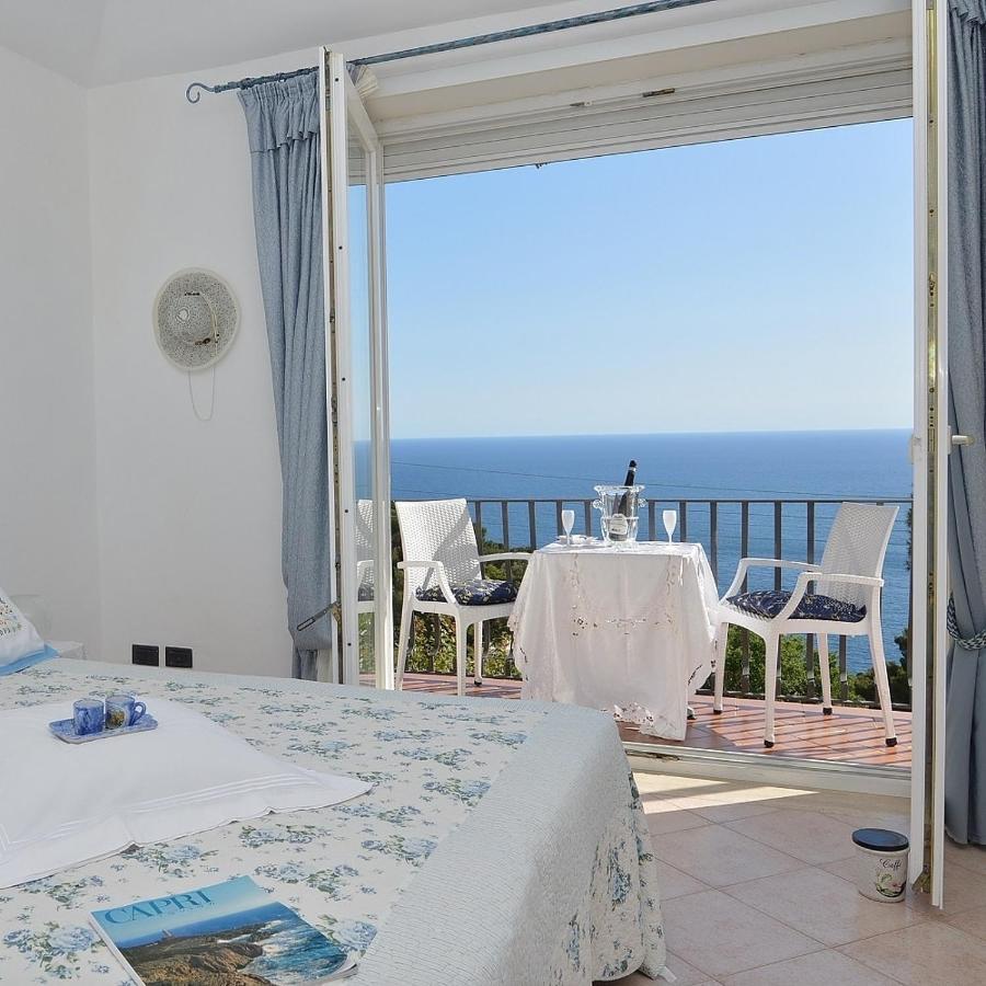 Marvelous Sea View Villa Капрі Екстер'єр фото