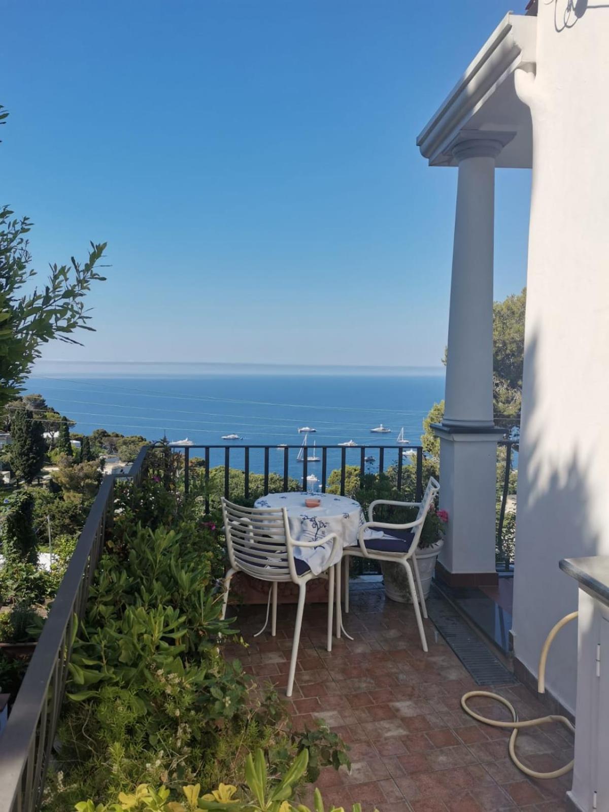 Marvelous Sea View Villa Капрі Екстер'єр фото
