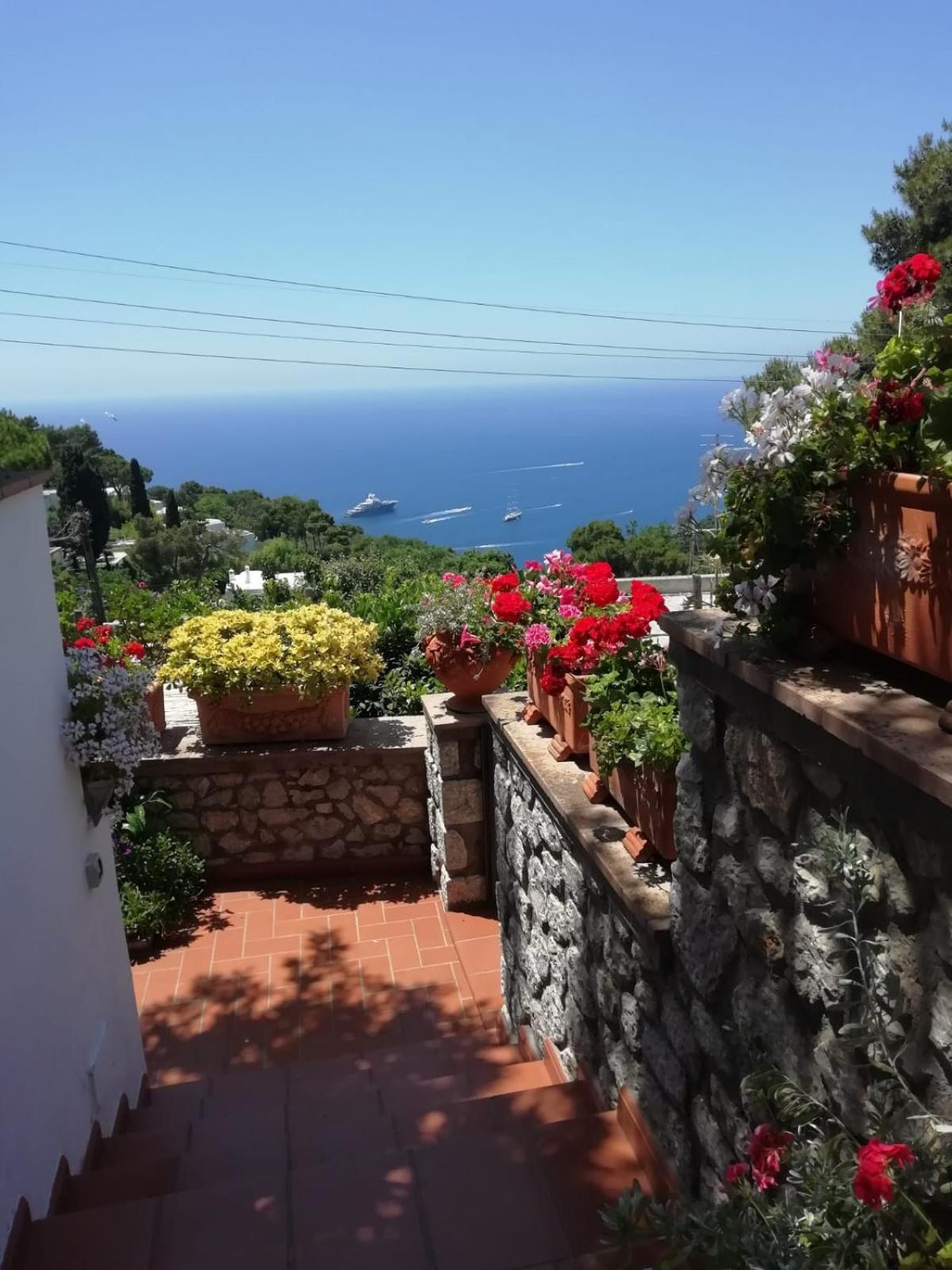 Marvelous Sea View Villa Капрі Екстер'єр фото