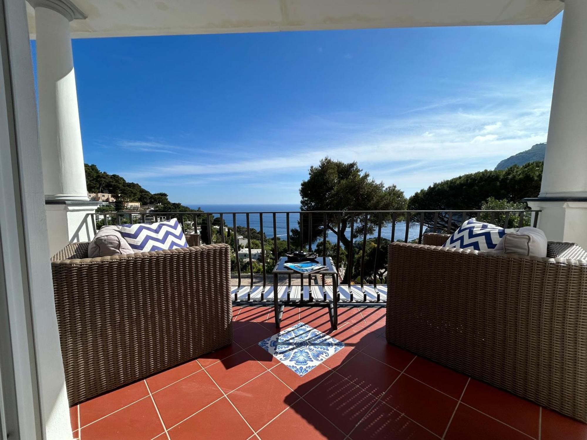 Marvelous Sea View Villa Капрі Екстер'єр фото