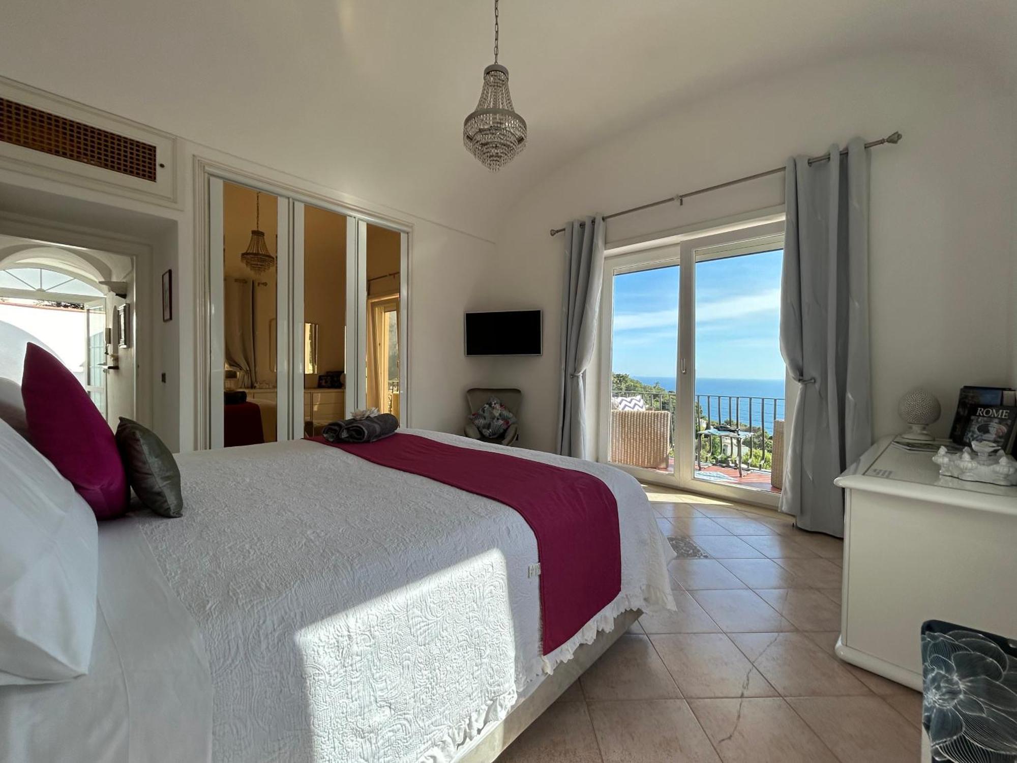 Marvelous Sea View Villa Капрі Екстер'єр фото