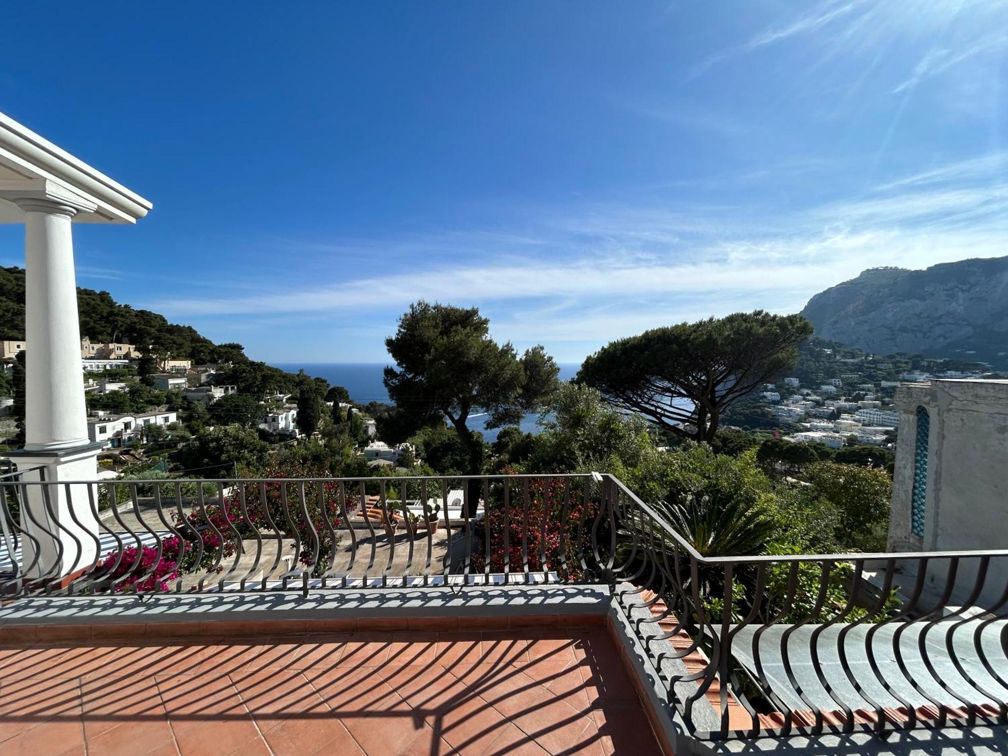 Marvelous Sea View Villa Капрі Екстер'єр фото