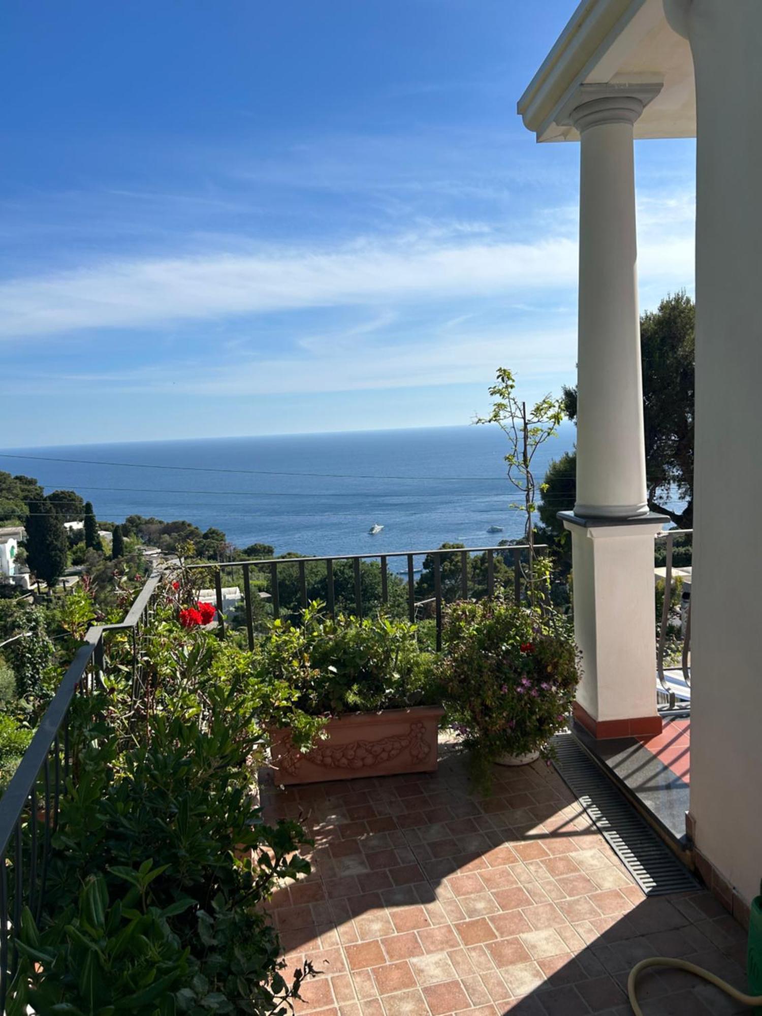 Marvelous Sea View Villa Капрі Екстер'єр фото