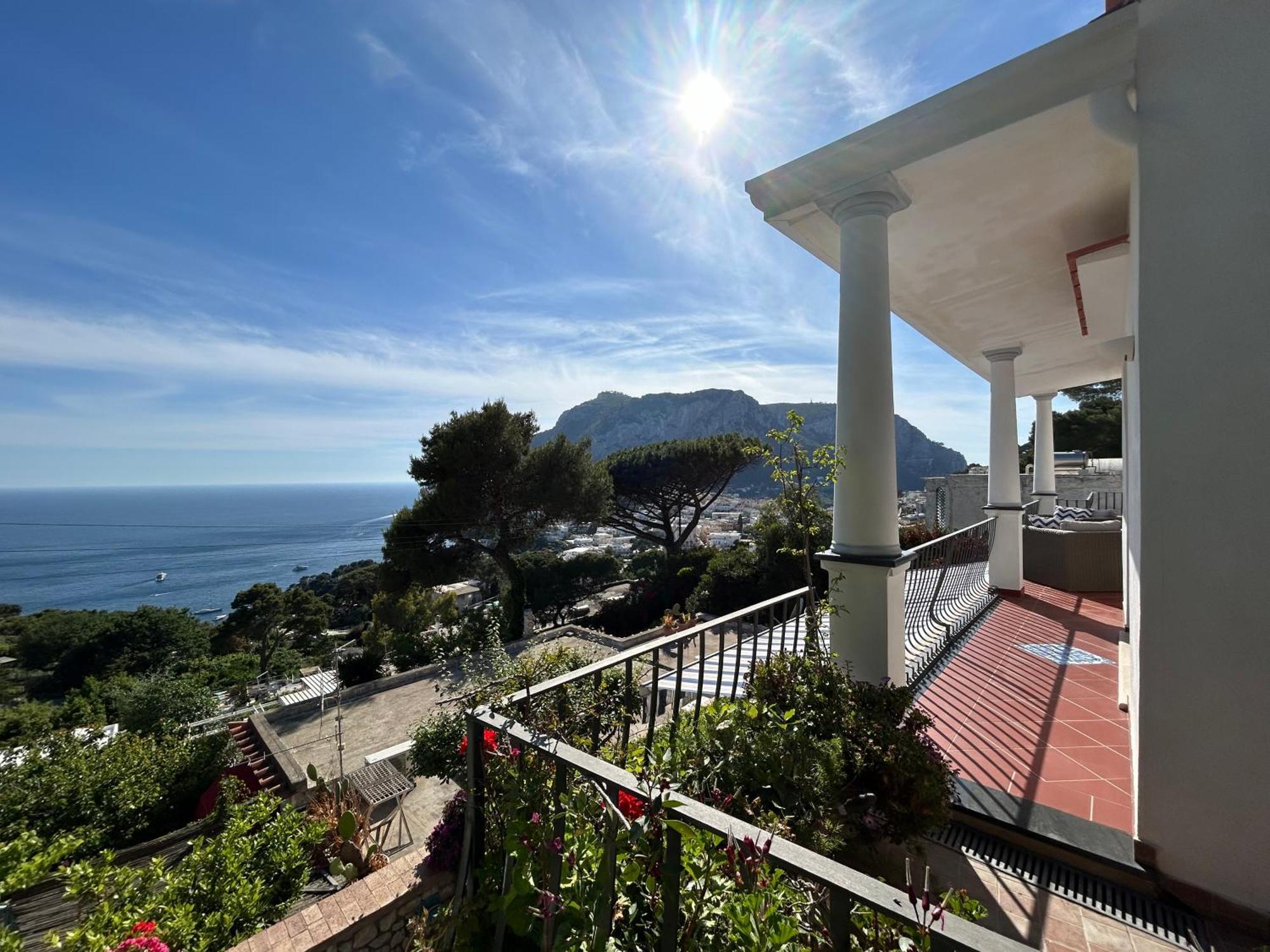 Marvelous Sea View Villa Капрі Екстер'єр фото
