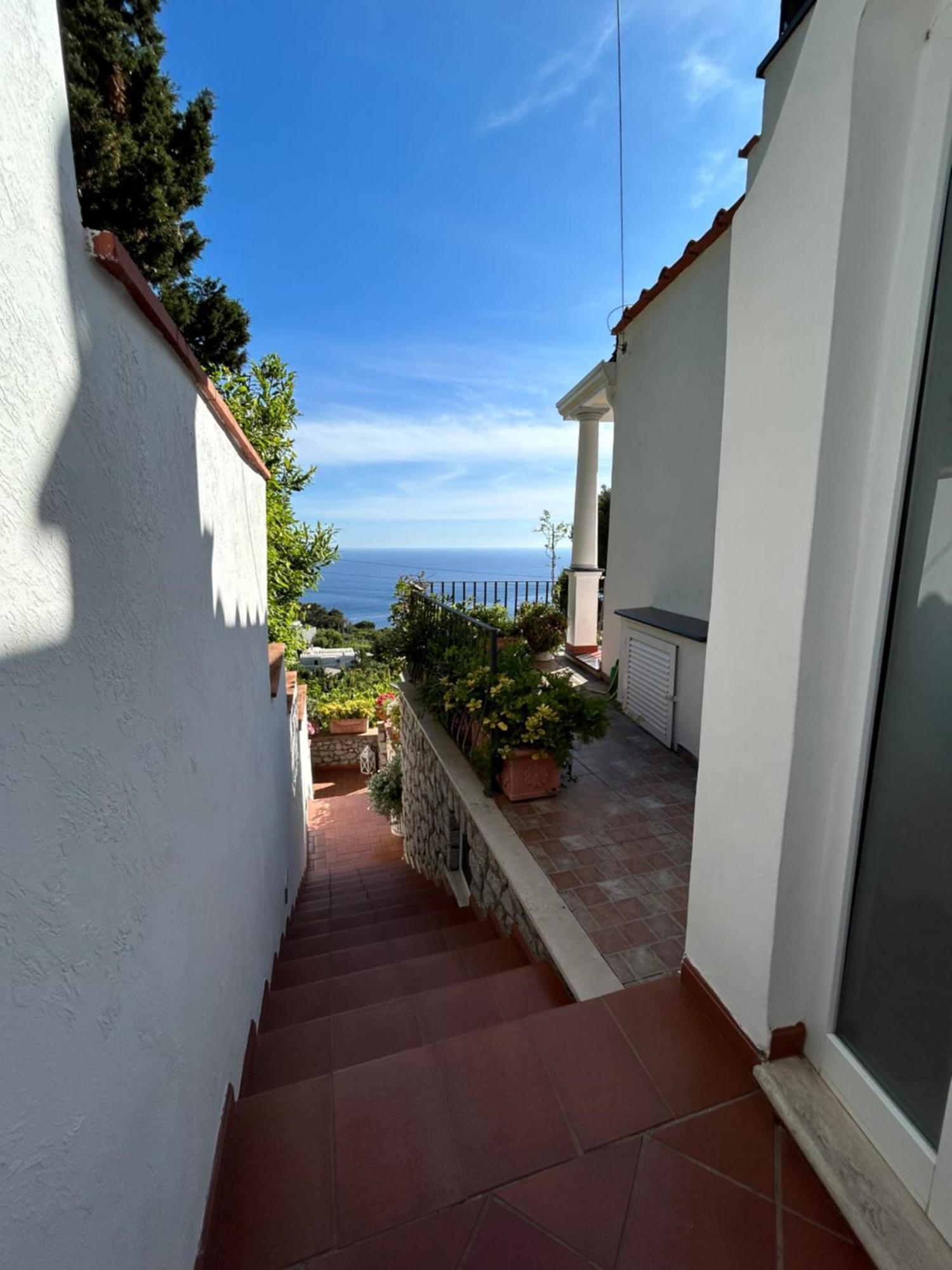 Marvelous Sea View Villa Капрі Екстер'єр фото