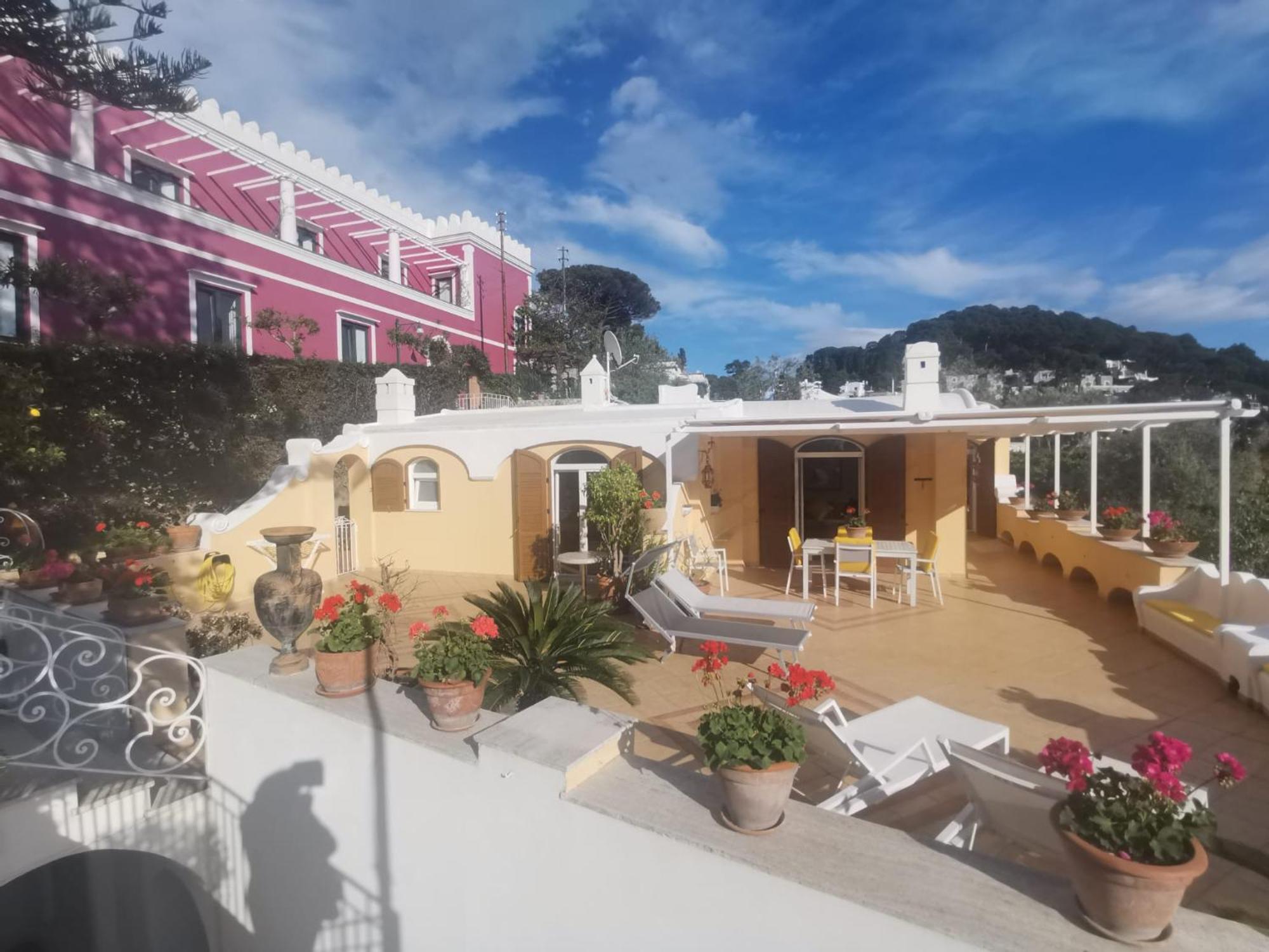 Marvelous Sea View Villa Капрі Екстер'єр фото